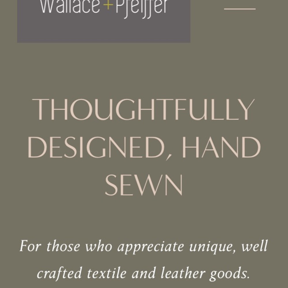 Wallace & Pfeiffer Leather-Trimmed Handbag NWOT - Picture 12 of 13